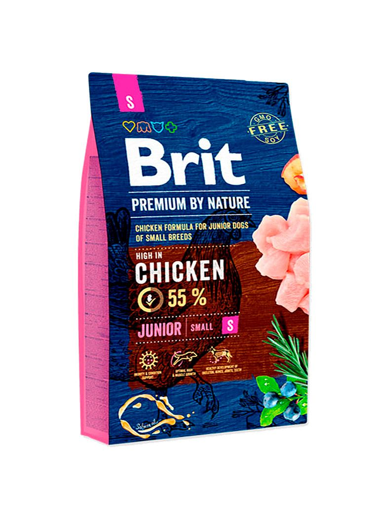 Brit Premium By Nature Junior Small 3kg 1