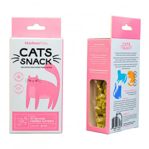 Cats Snack Galletas con Catnip ( Atun con hierba gatera) 80gr 