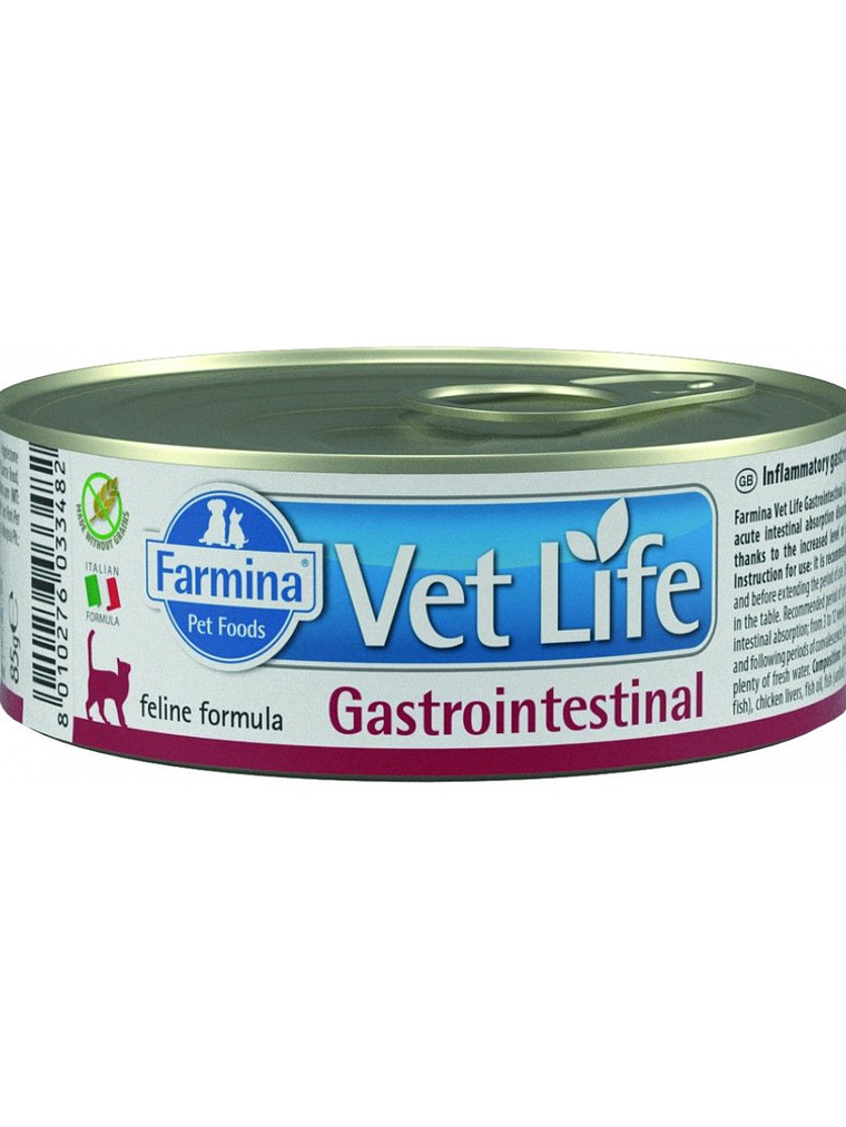 Vet Life Gastrointestinal Gato 85gr 1