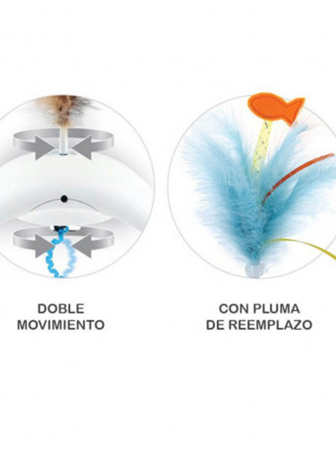 Gigwi Juguete Interactivo Feather Spinner 3