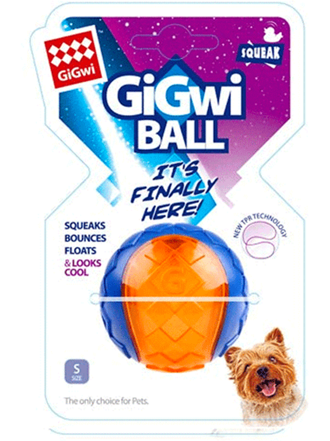 Gigwi Ball Squeaker Pequeña 1