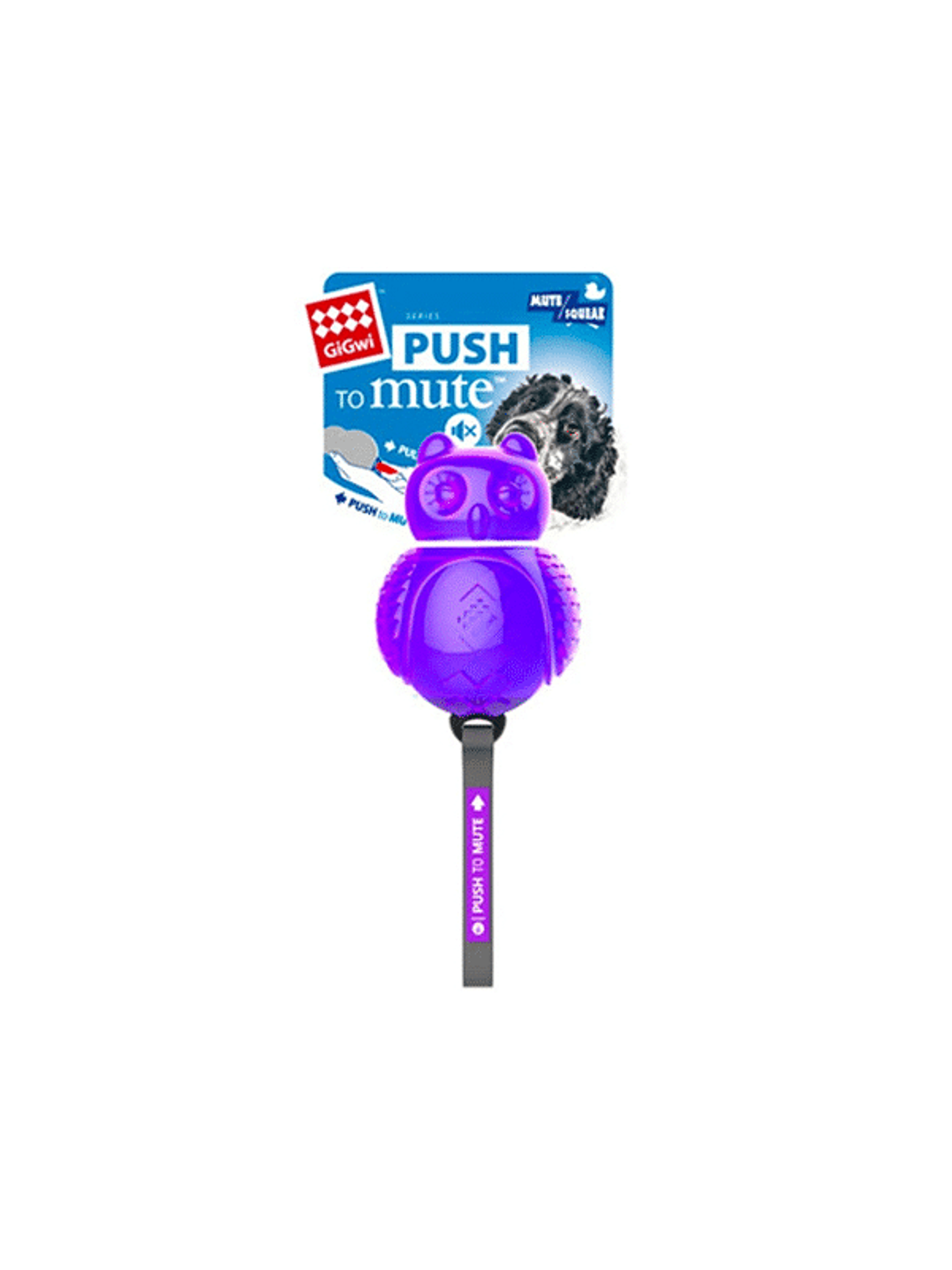 Gigwi Juguete Push To Mute (Búho) 1