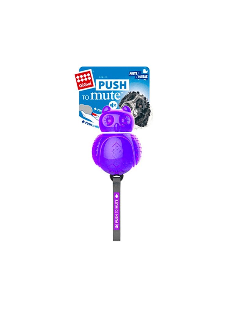 Gigwi Juguete Push To Mute (Búho) 1