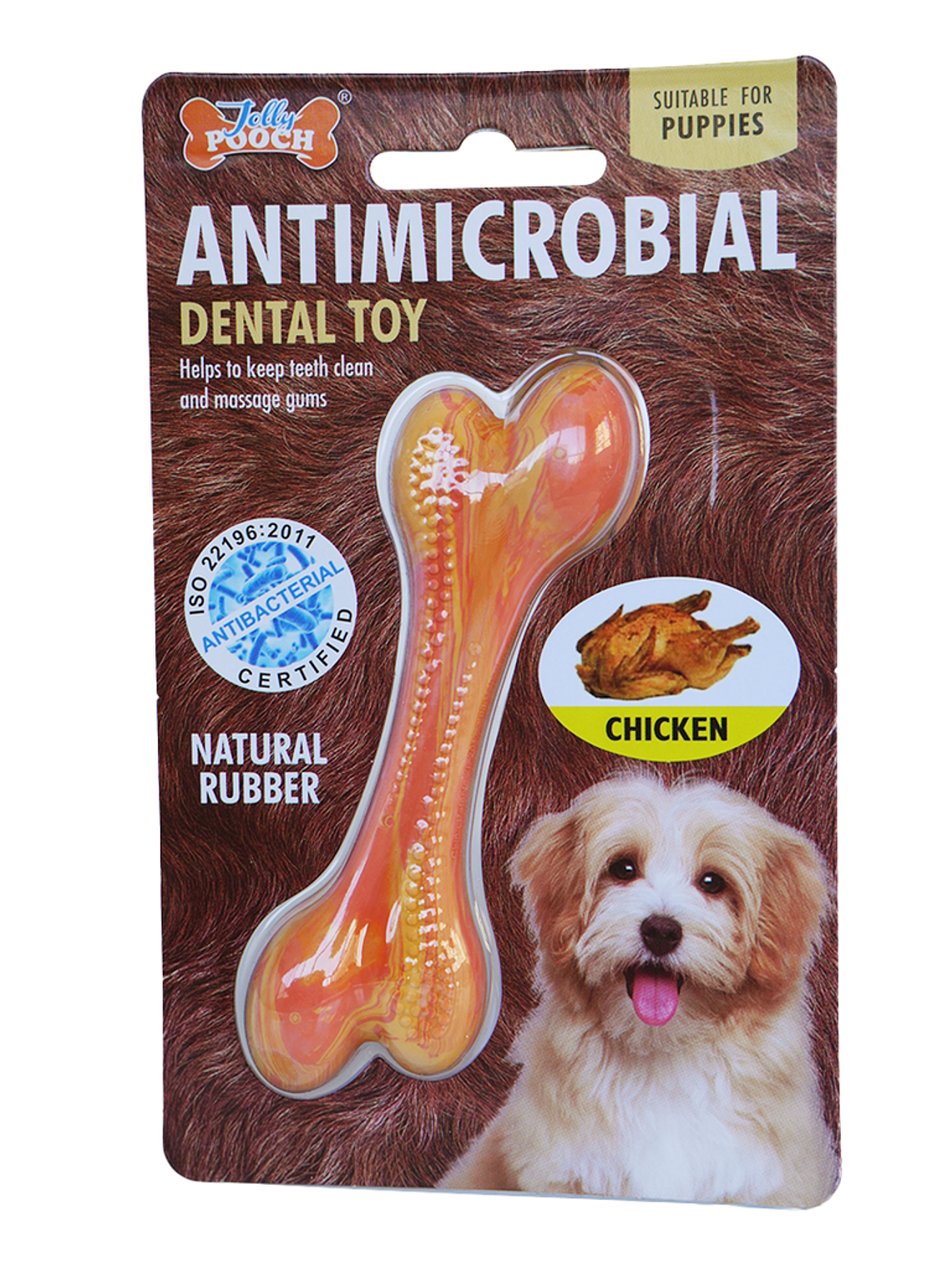 Antimicrobial Hueso Sabor a Pollo Grande  1