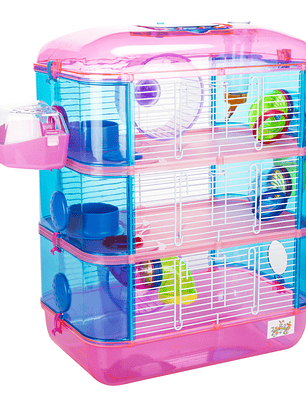 Jaula Roedores 3 pisos (40x26x53) 