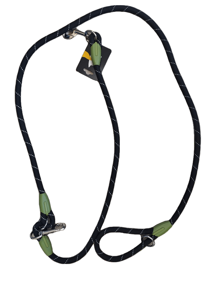 Traílla manos libres (1.2 cm x 120cm largo total 220cm) (WD859) 1