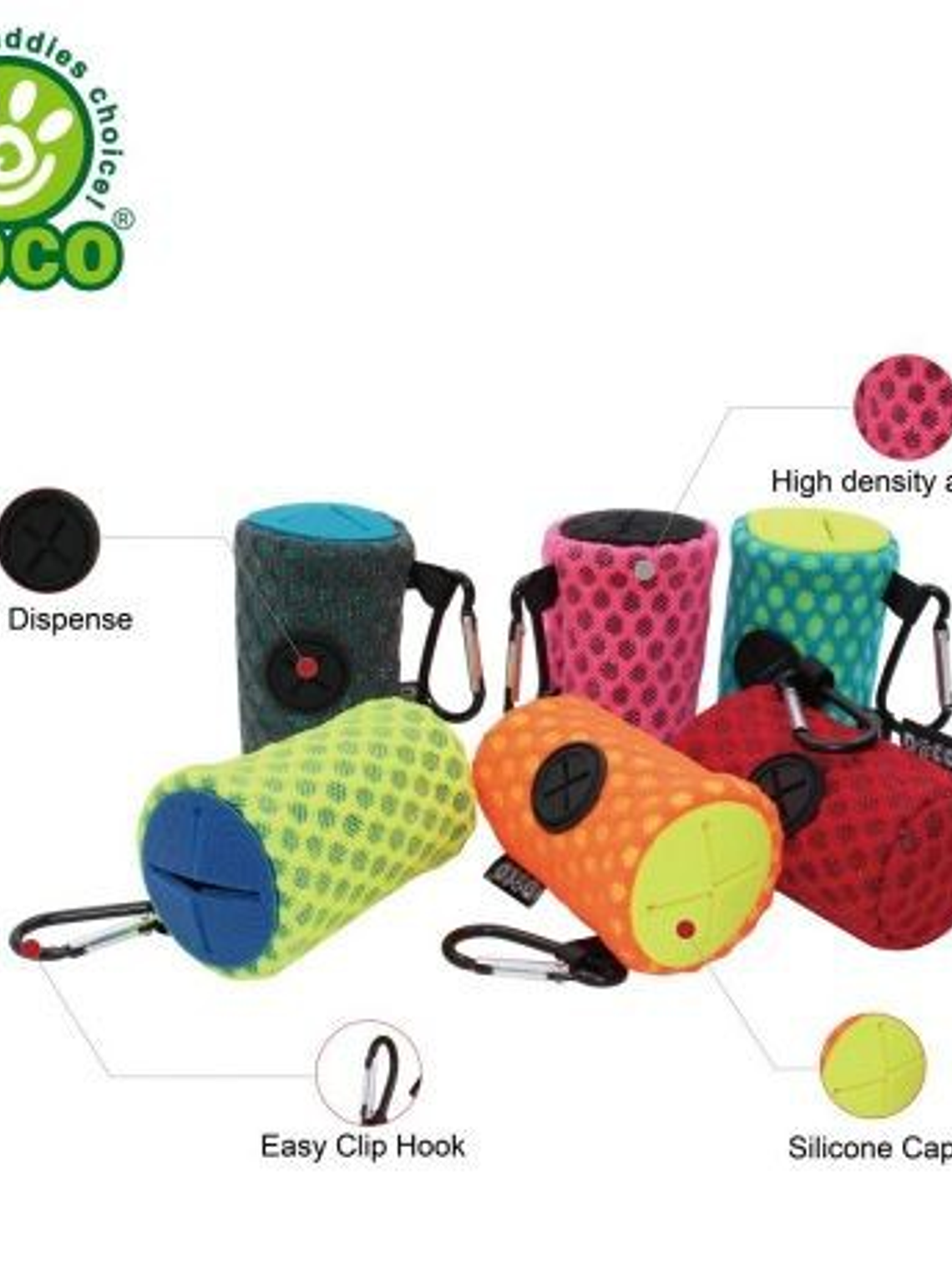DOCO Poop Bag Holder Dispensador De Bolsas 6