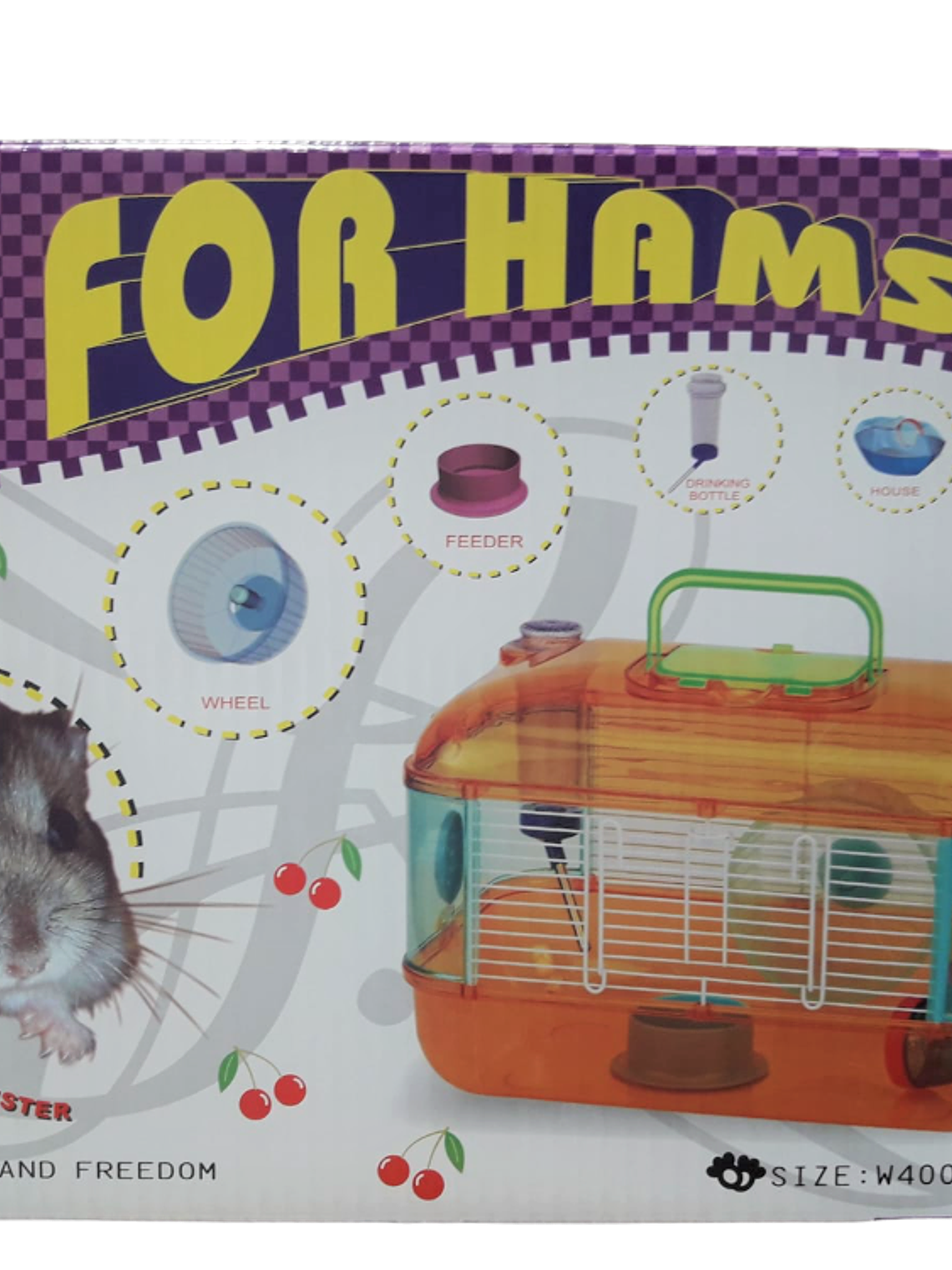 Jaula Acrilica para Hámsters 1 nivel 2