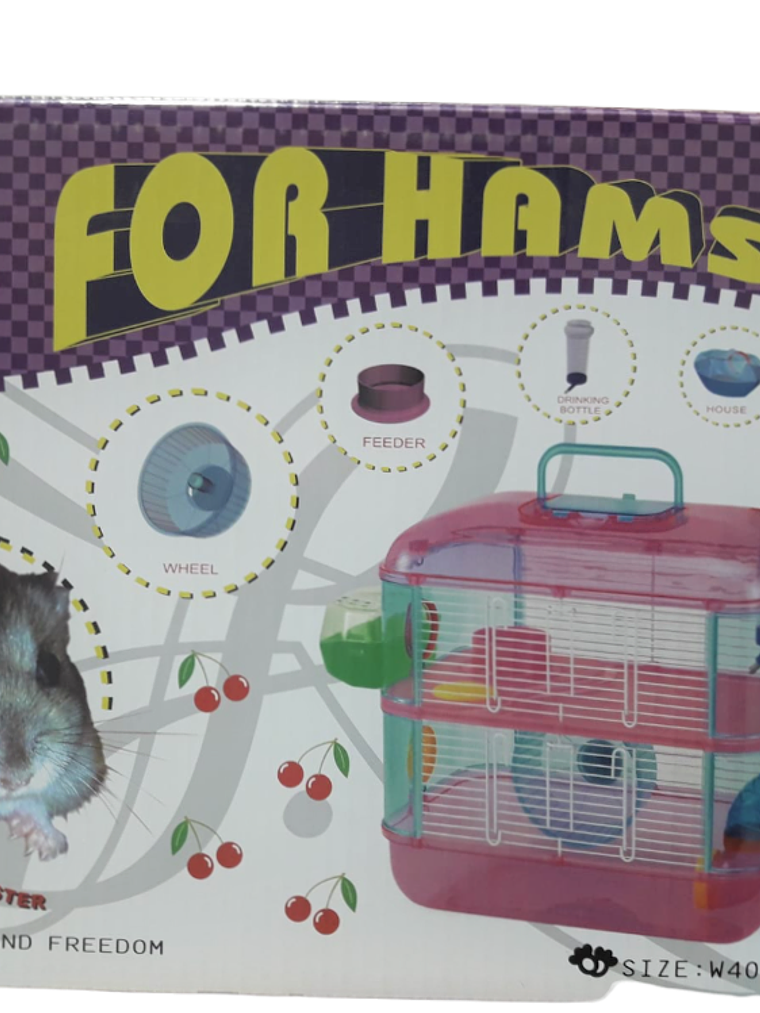 Jaula Acrilica para Hámsters 2 nivel 2