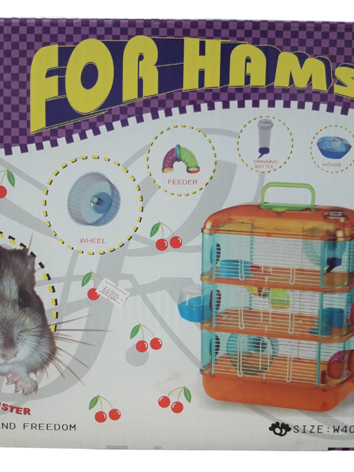 Jaula Acrilica para Hámsters 3 nivel 2