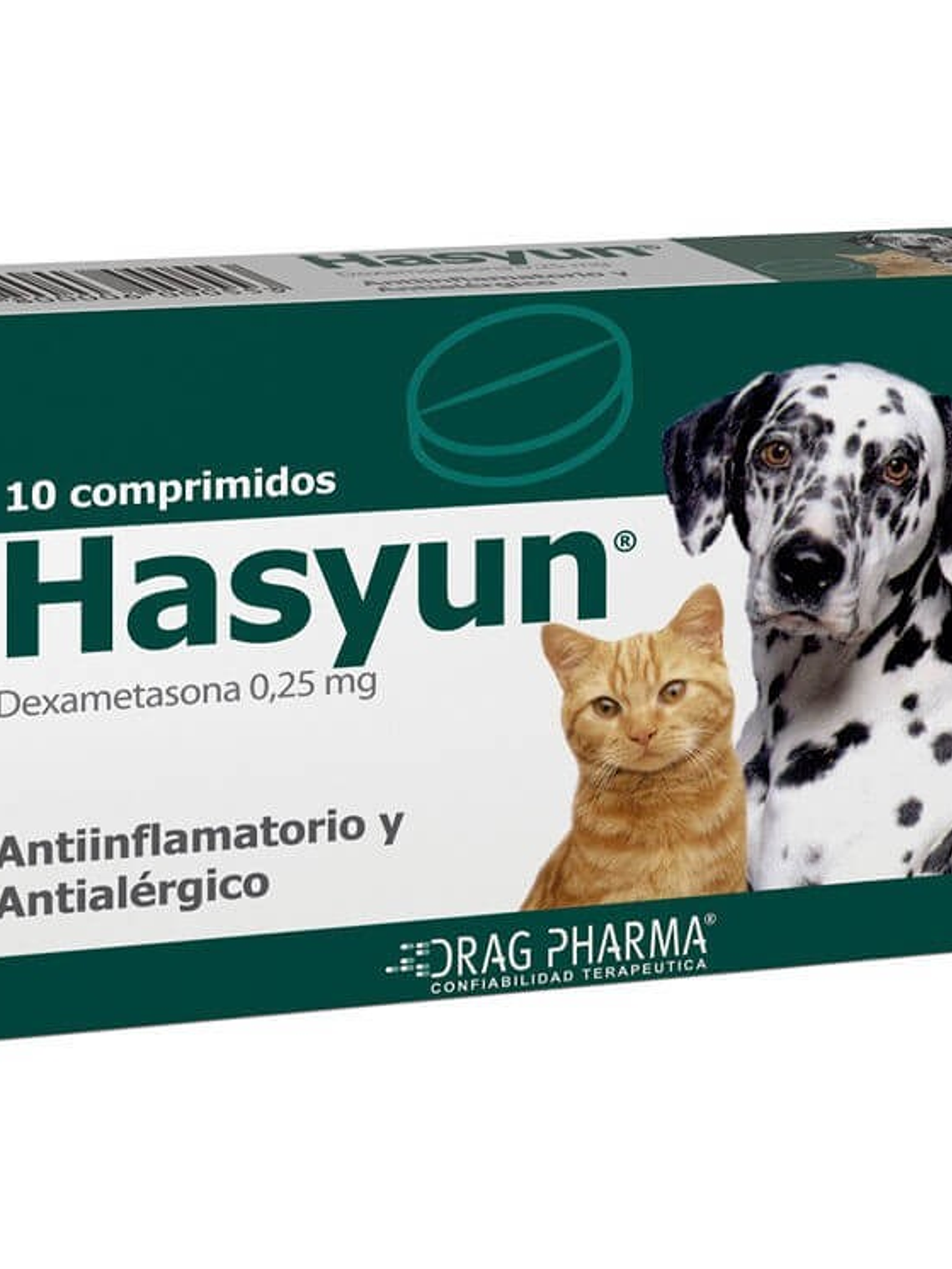 Antiinflamatorio y Antialérgico Hasyun 10 Comprimidos 1