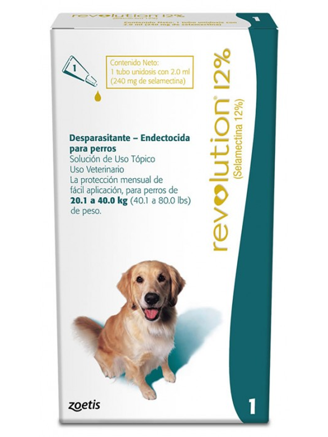 Revolution 12% para Perro (20.1 - 40kg) 1