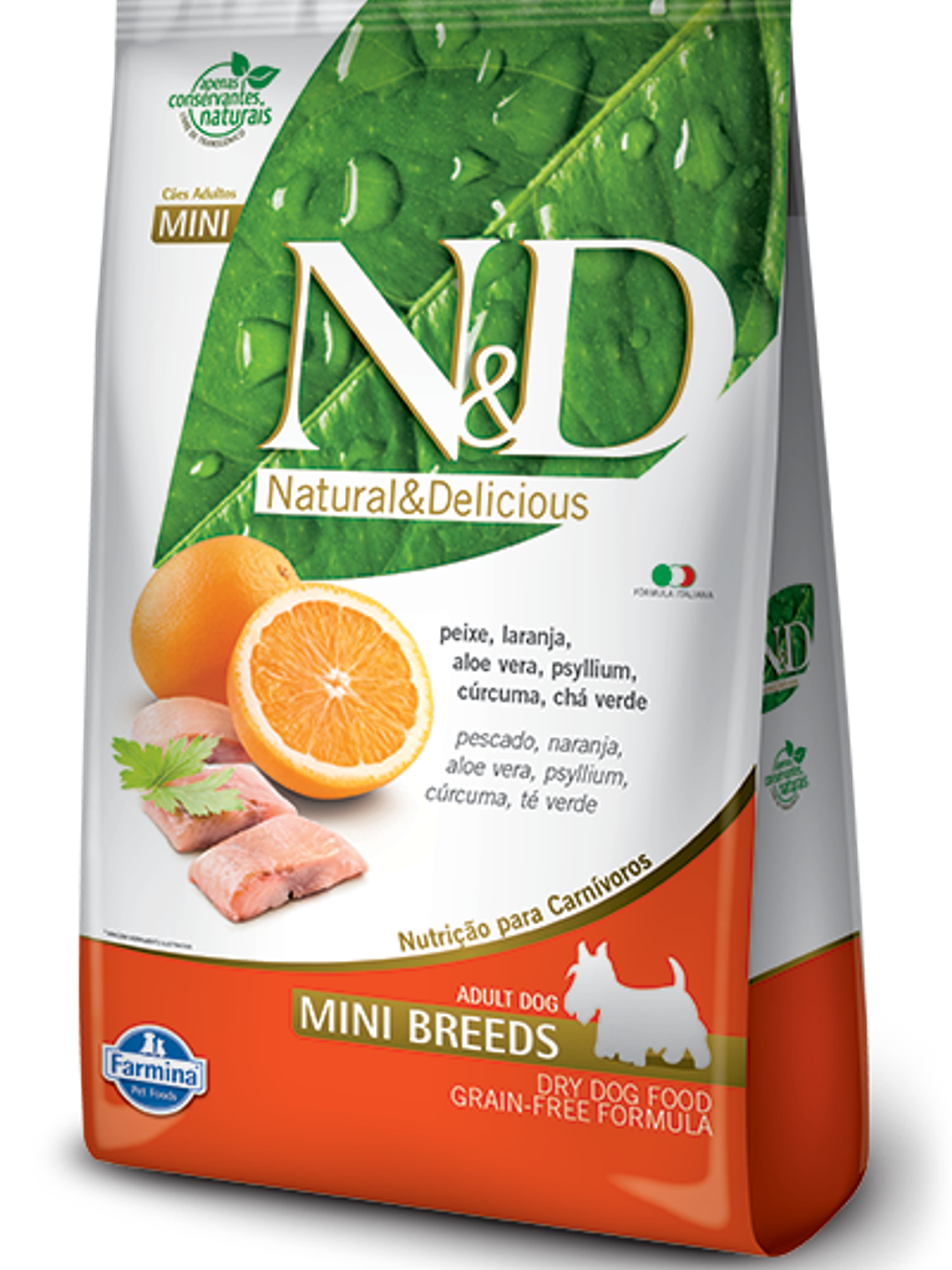 N&D Canino Adulto raza pequeña Peixe 2.5KG 1