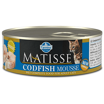 Matisse cat mousse codfish 85g