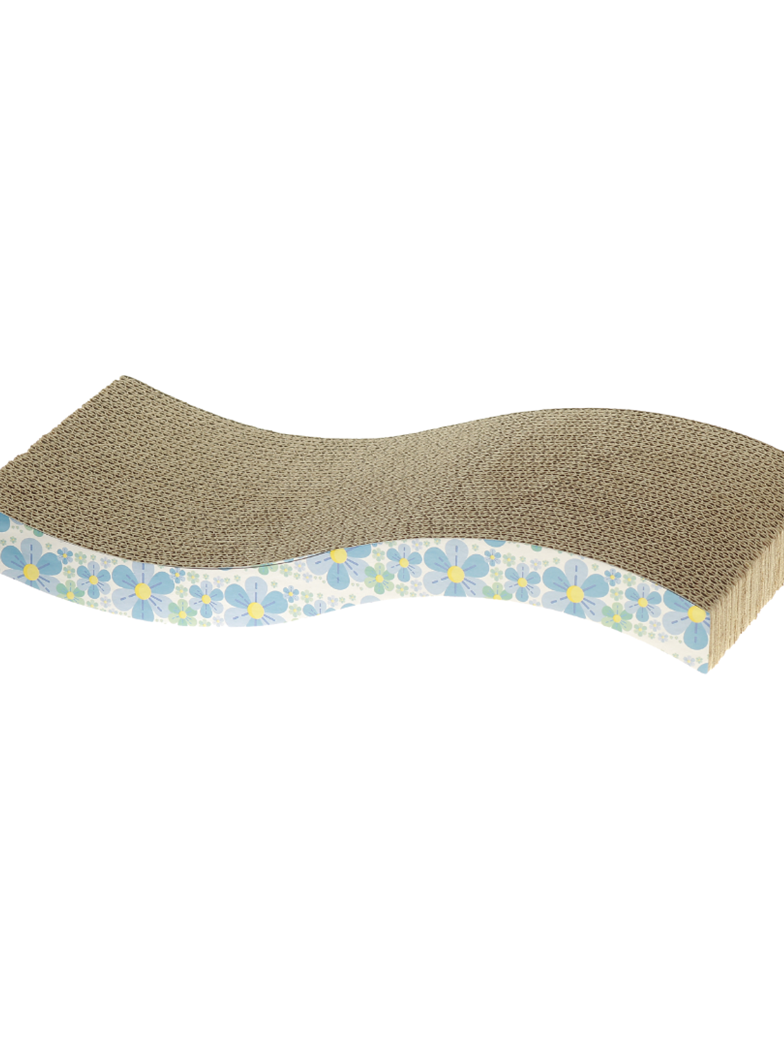 Rascador curvo con diseño de Flores (43*22) 2