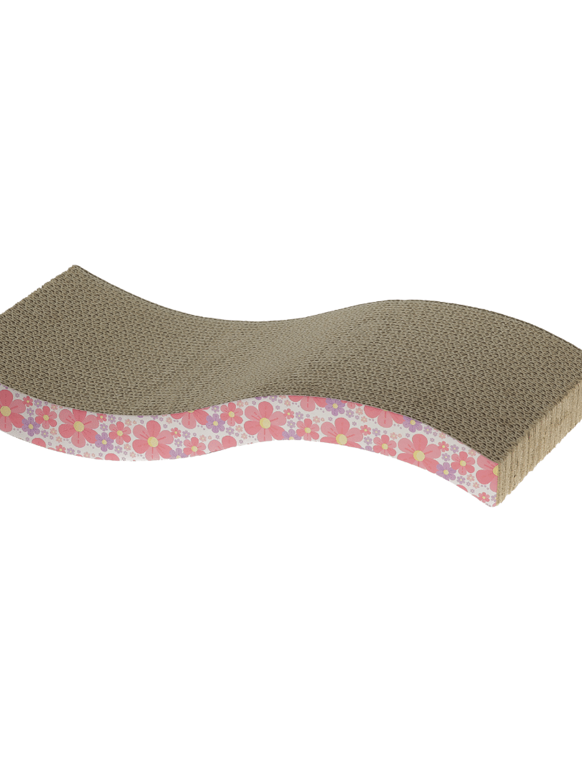 Rascador curvo con diseño de Flores (43*22) 3