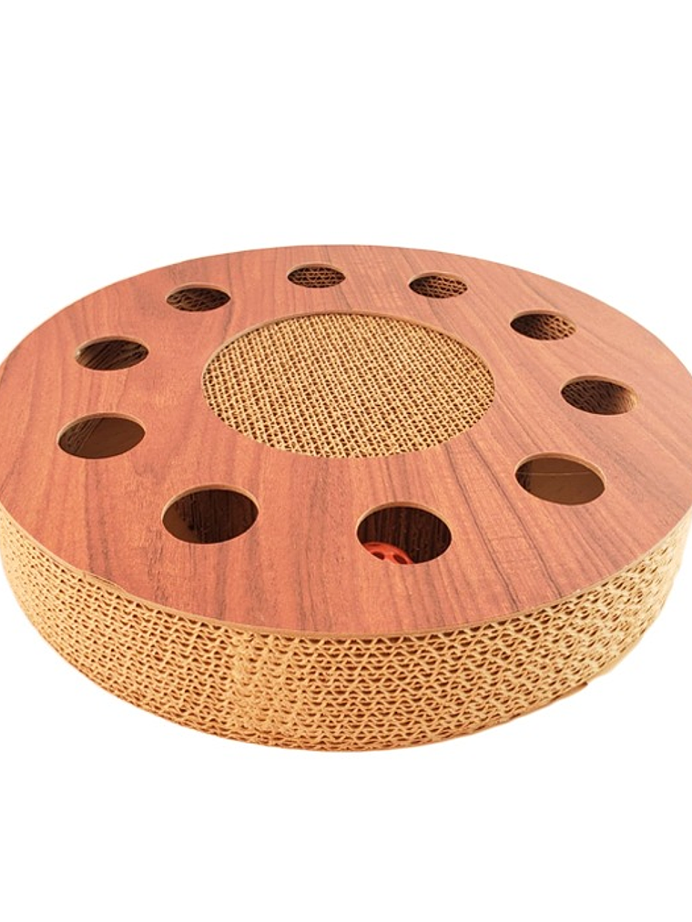 Rascador redondo interactivo con pelotas (33*33) 1