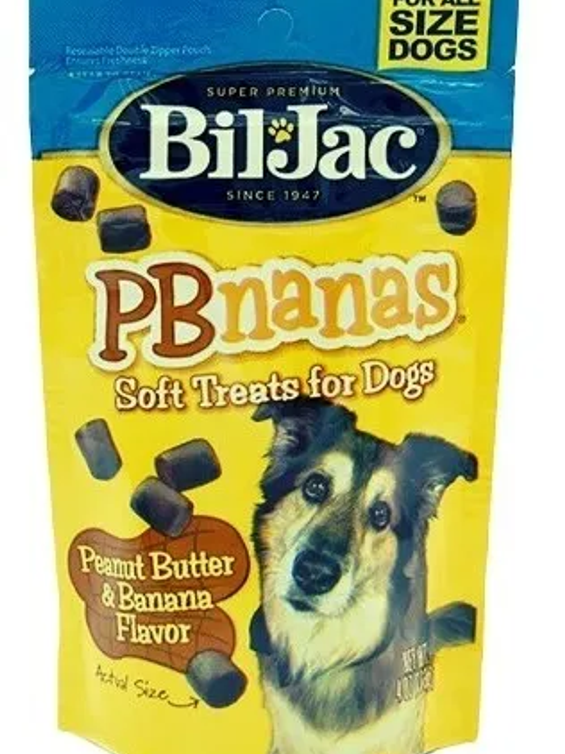 Snack Bil Jac PBnanas (Mantequilla de Maní y Banana) 1