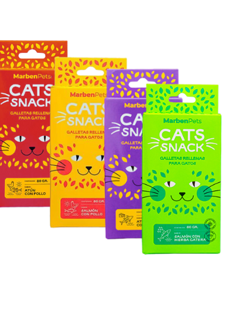 Promoción 4 Unidades Cats Snack 1
