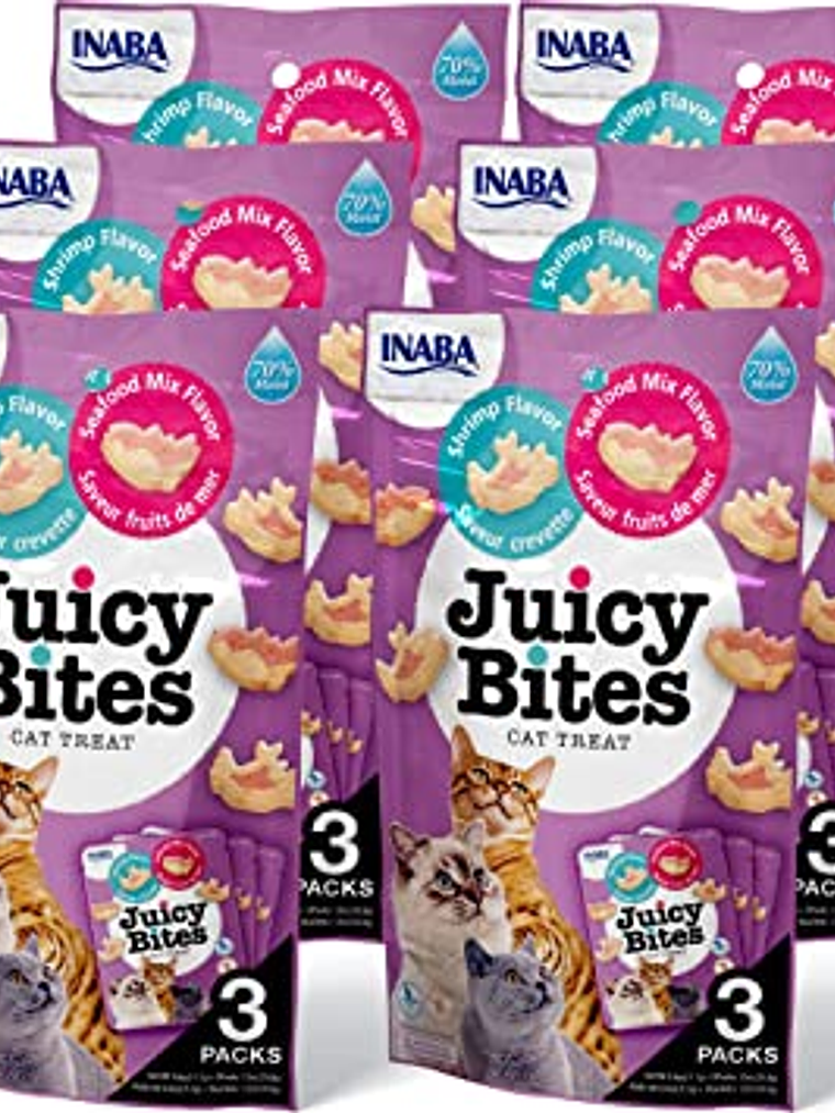 Churu Para Gato Juicy Bites Sabor a Camarón & Mariscos  2