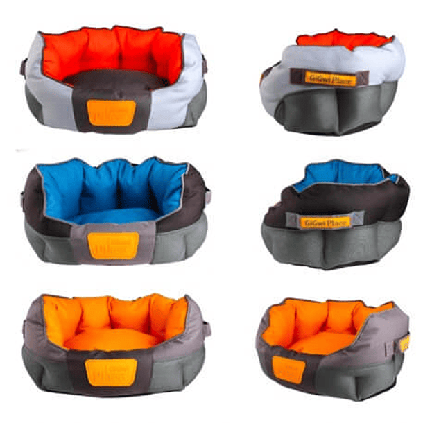 Gigwi Place Cama Talla M Color Naranja y Gris (Cod:8330) 4