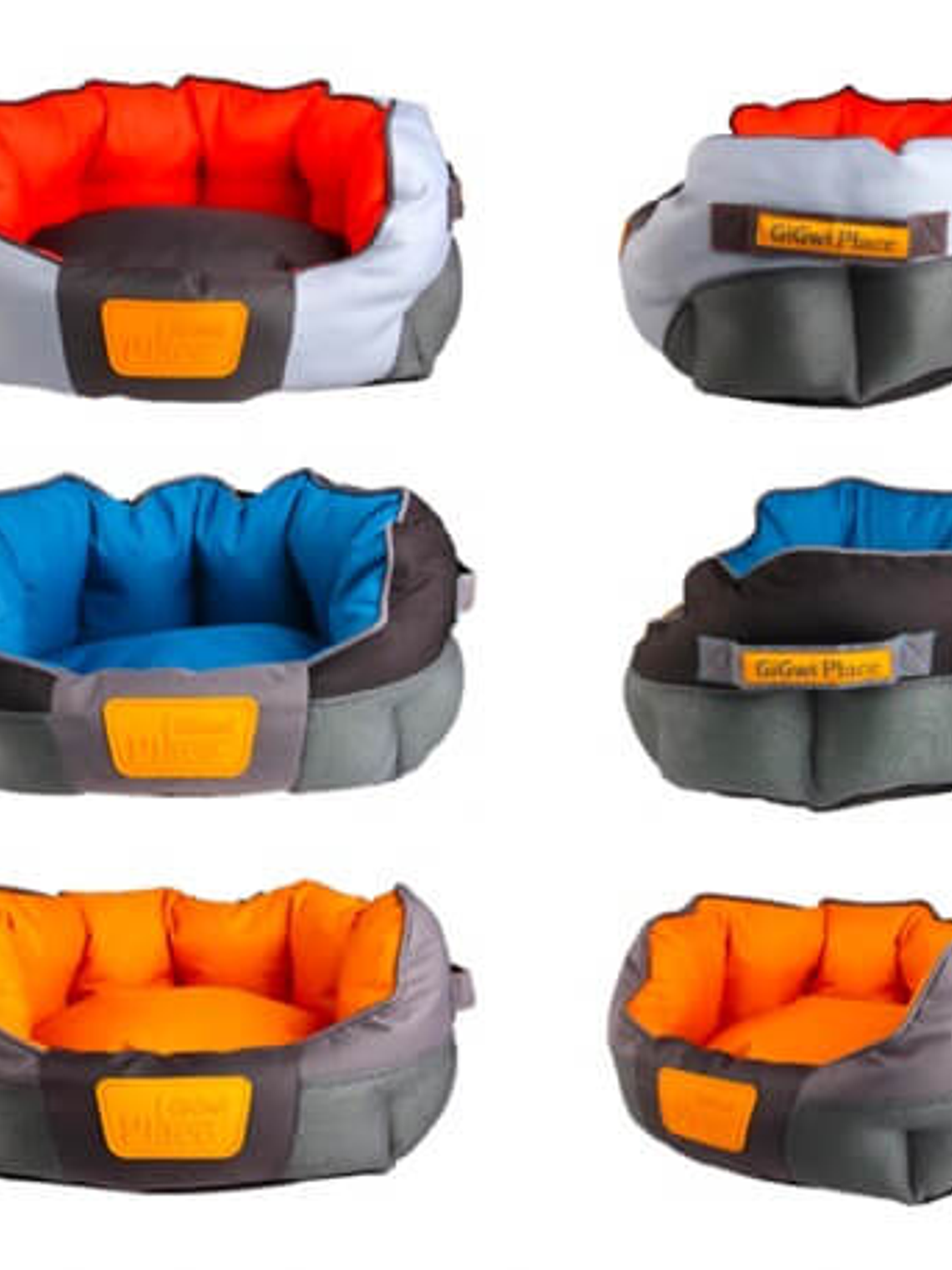 Gigwi Place Cama Talla M Color Naranja y Gris (Cod:8330) 4