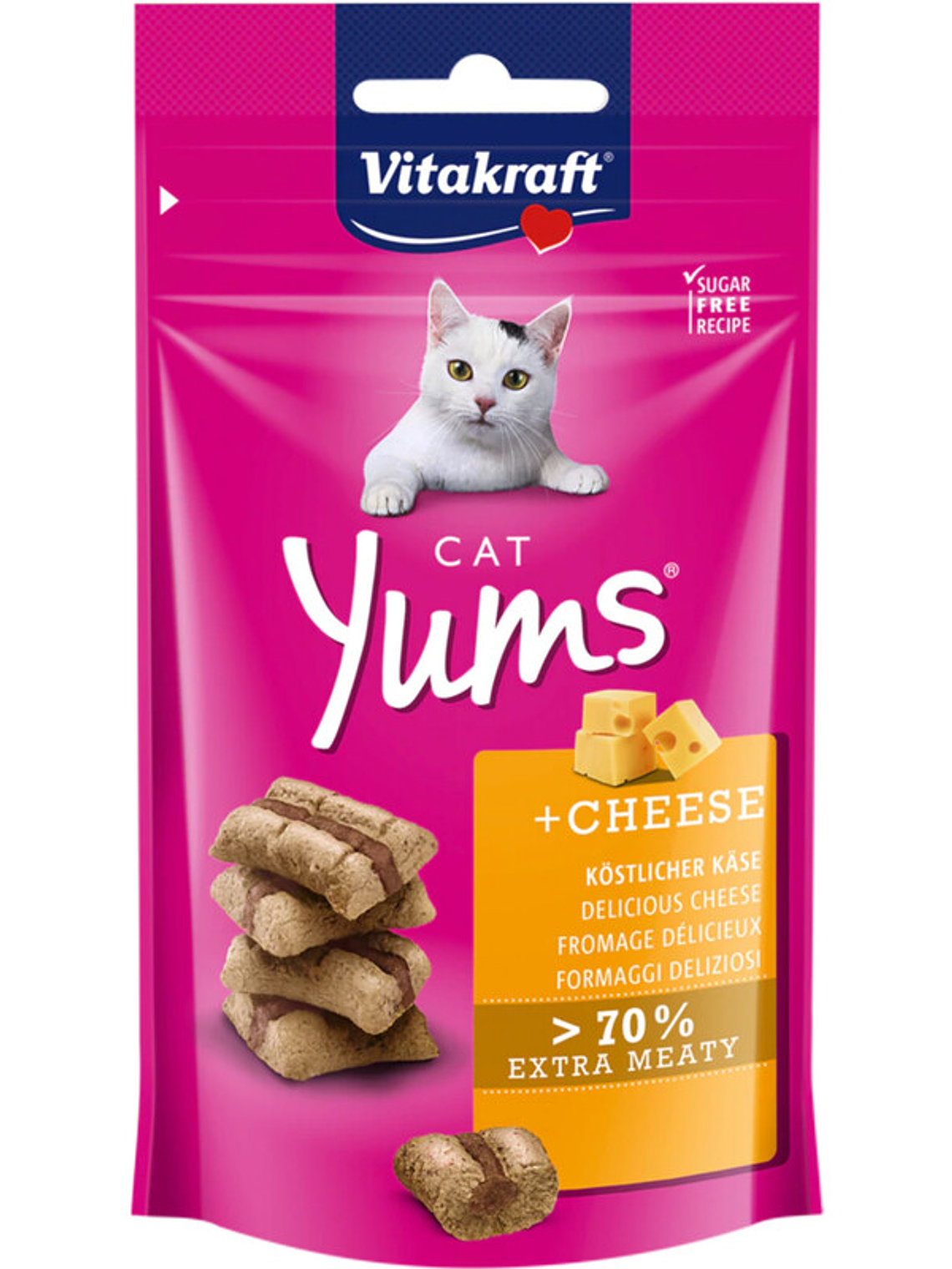 Vitakraft Gatos Yums Queso 40 Grs 1