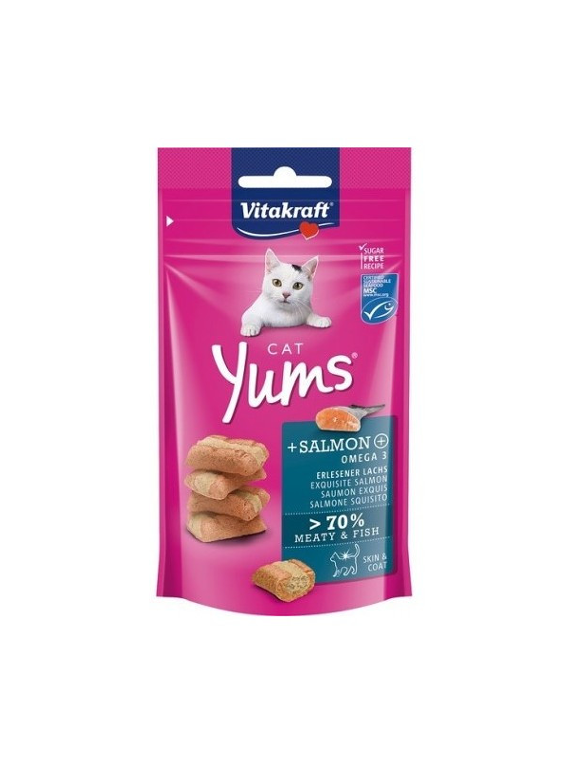 Vitakraft Yums cat salmon 40grs 1