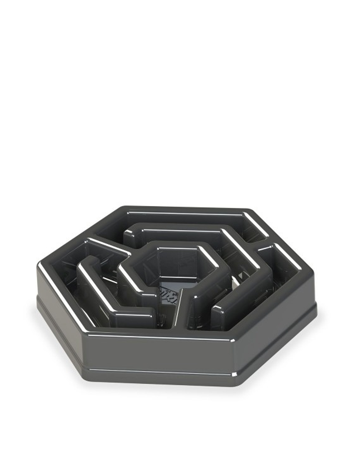 COMEDERO INTERACTIVO HEXAGONAL G GRIS	 1