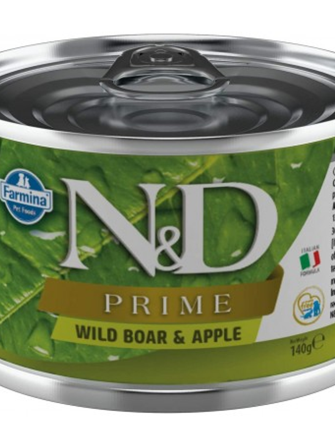 Lata N&D Dog Prime Wild Boar and Apple Mini 140Gr 1