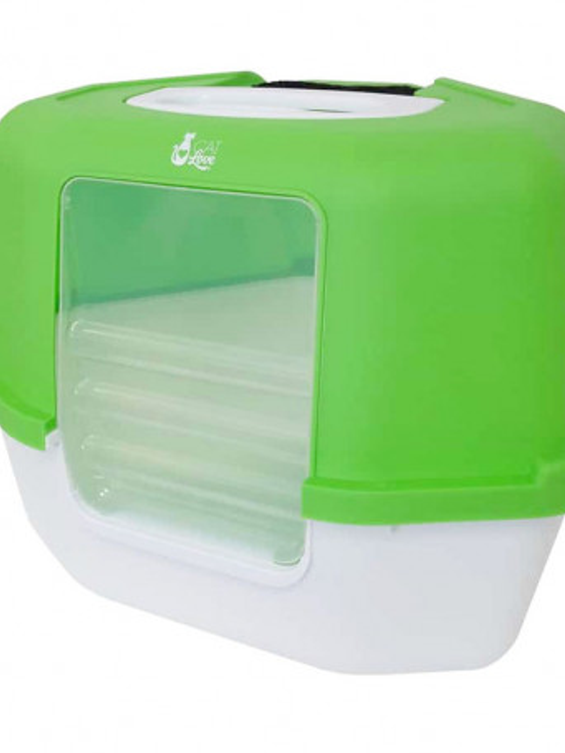 Baño esquinero para gato con filtro 2