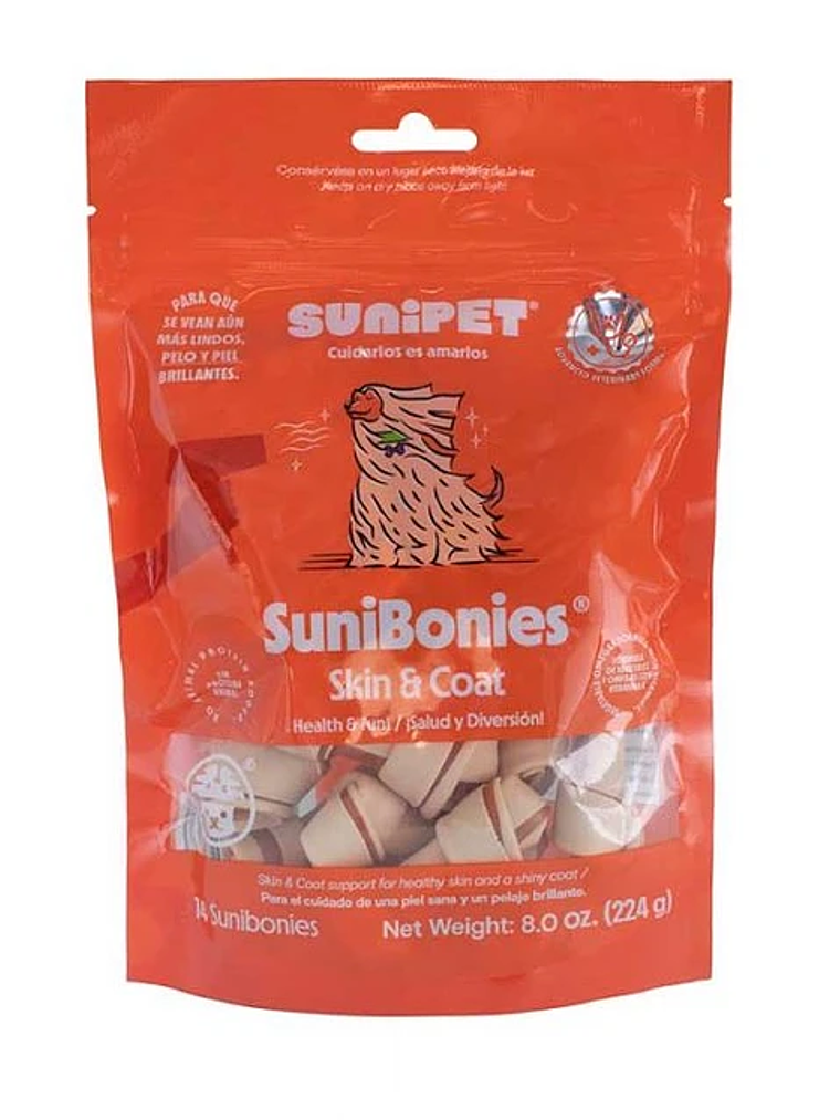 Sunibonies 224 snack piel y pelaje 224grs 1