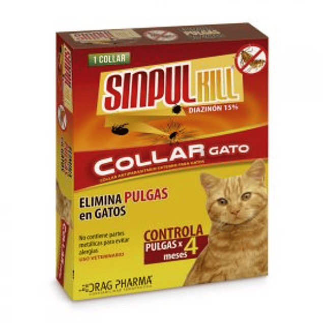 SinpulKill Collar Antipulgas para Gato