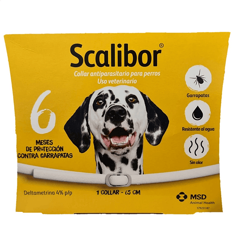 Scalibour Collar Antipulgas para Perro (65cm)
