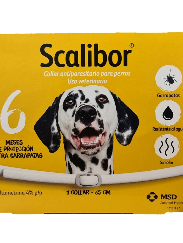 Scalibour Collar Antipulgas para Perro (65cm) 1