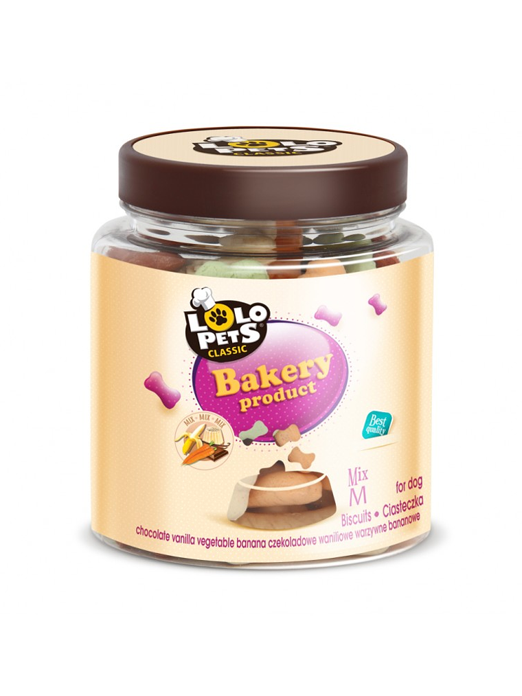 LOLOPETS GALLETA BAKERY MIX M 210GR	 1