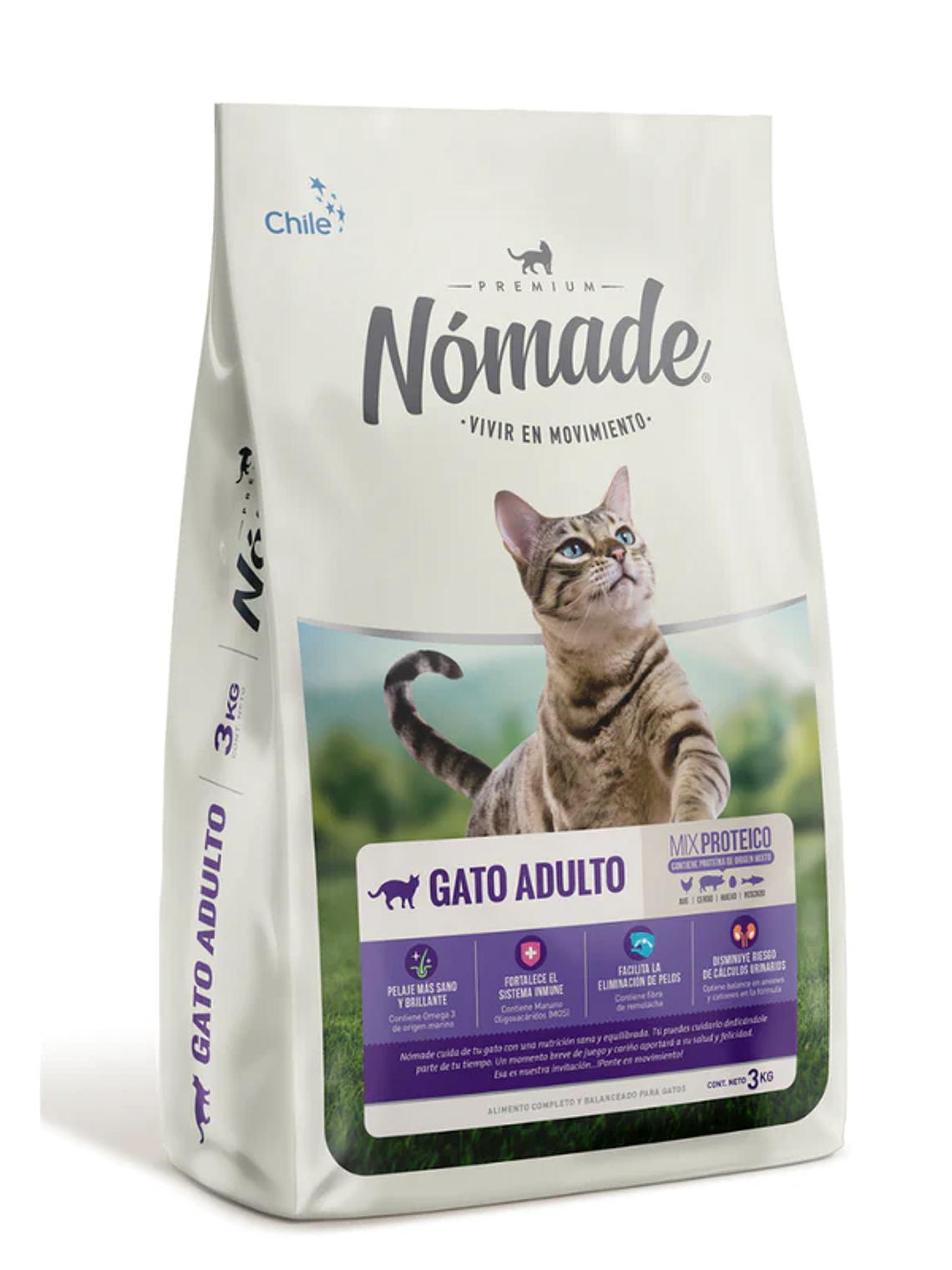 NOMADE GATO ADULTO 3 KG	 1