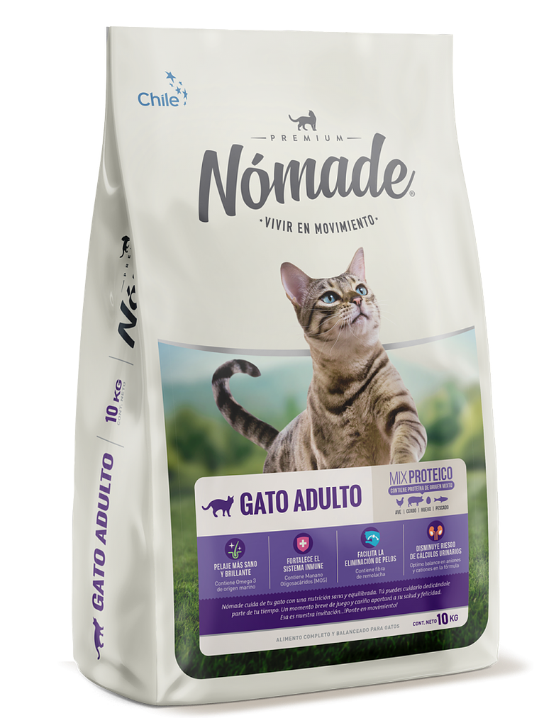 NOMADE GATO ADULTO 10 KG	 1