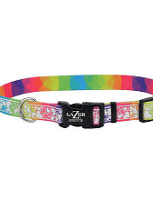 Coastal Collar Lazer Brite Talla S/M Diseño Multicolor
