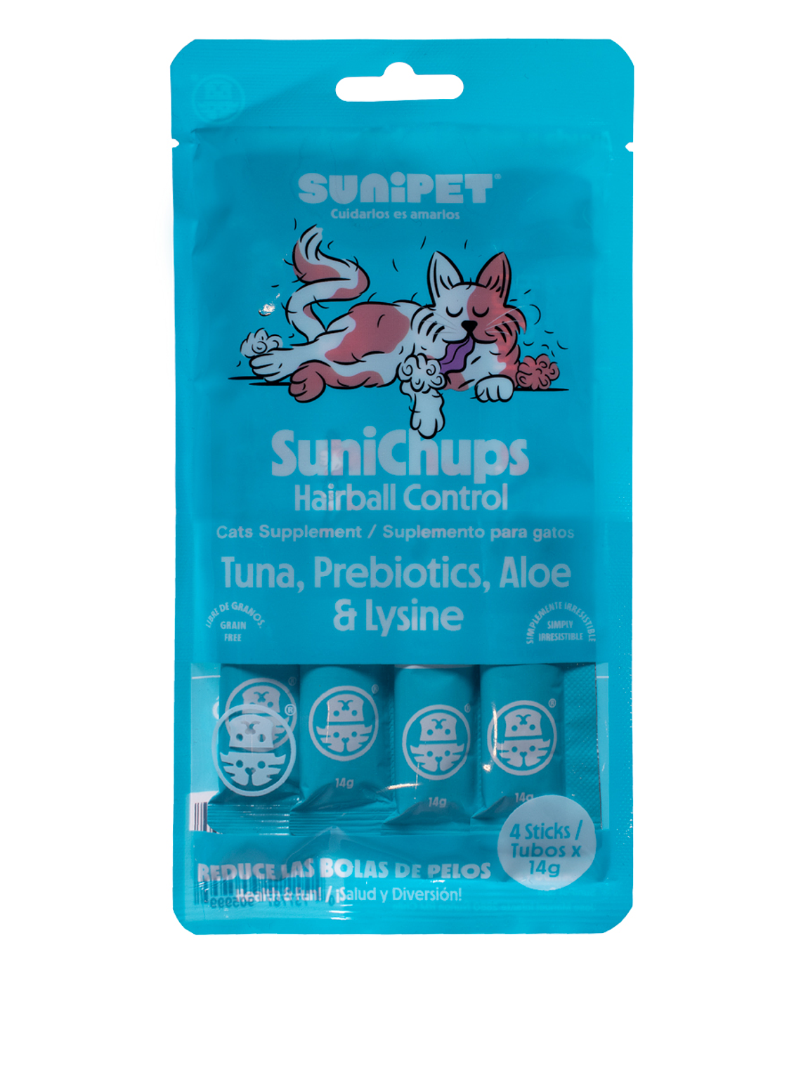 Sunichups Hairball Control 4 tubos 1
