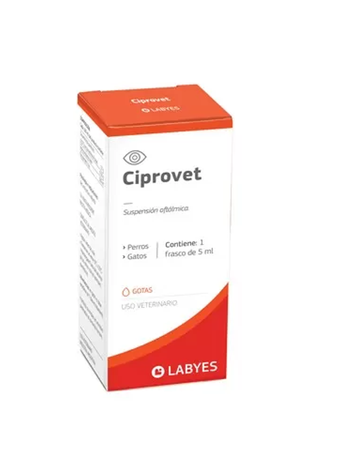 Solución Oftalmológica Ciprovet Para Perro y Gato 5ml 1