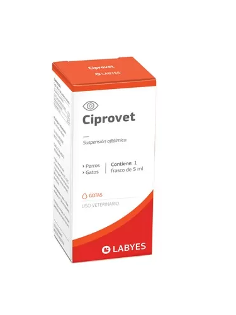 Solución Oftalmológica Ciprovet Para Perro y Gato 5ml 1