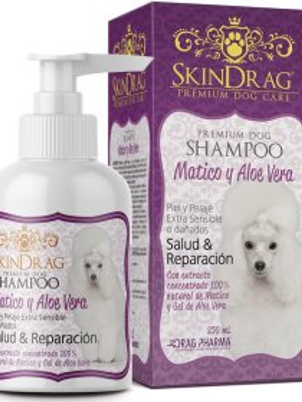 SkinDrag Shampoo De Matico y Aloe Vera  1