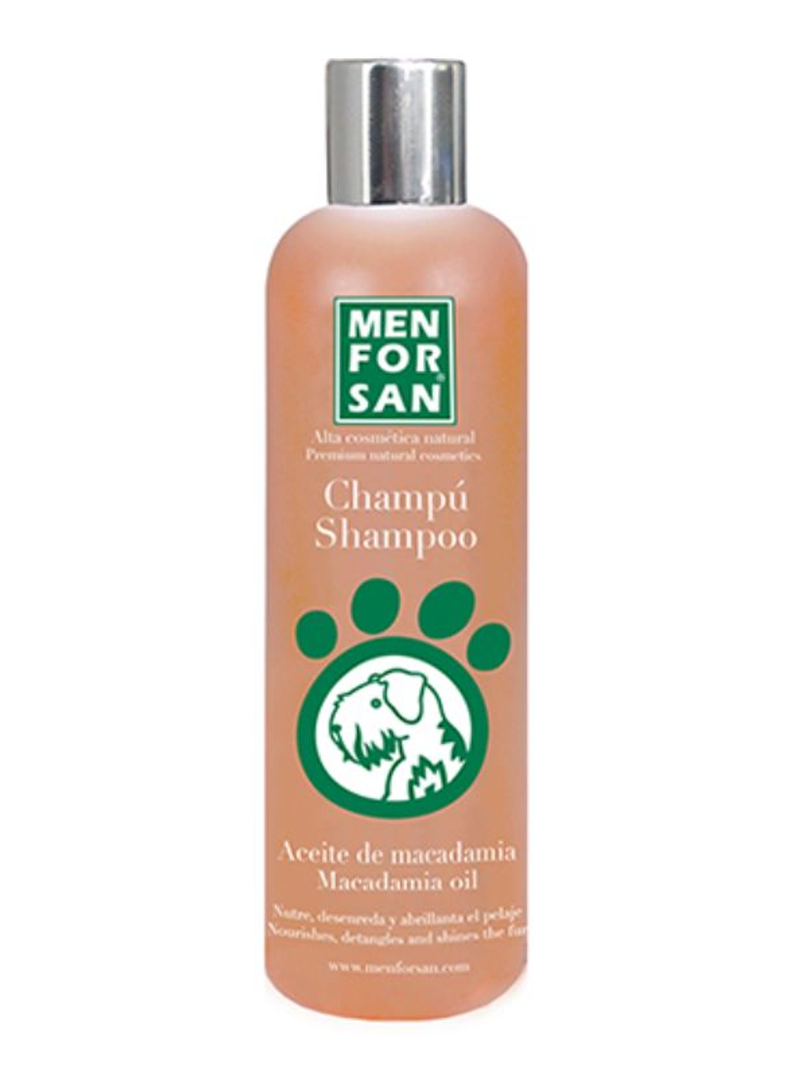 Menforsan Shampoo Aceite De Macadamia 1