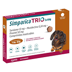 Antiparasitario Simparica Trio ﻿(5 - 10kg) 3 Comprimidos