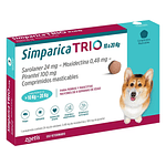Antiparasitario Simparica Trio ﻿(10 - 20kg) 3 Comprimidos