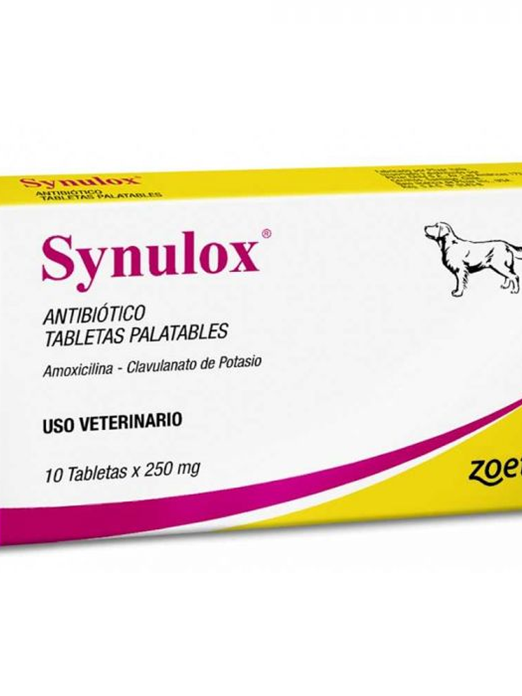 Antibiótico Para Perros Synulox 10 Comprimidos 1
