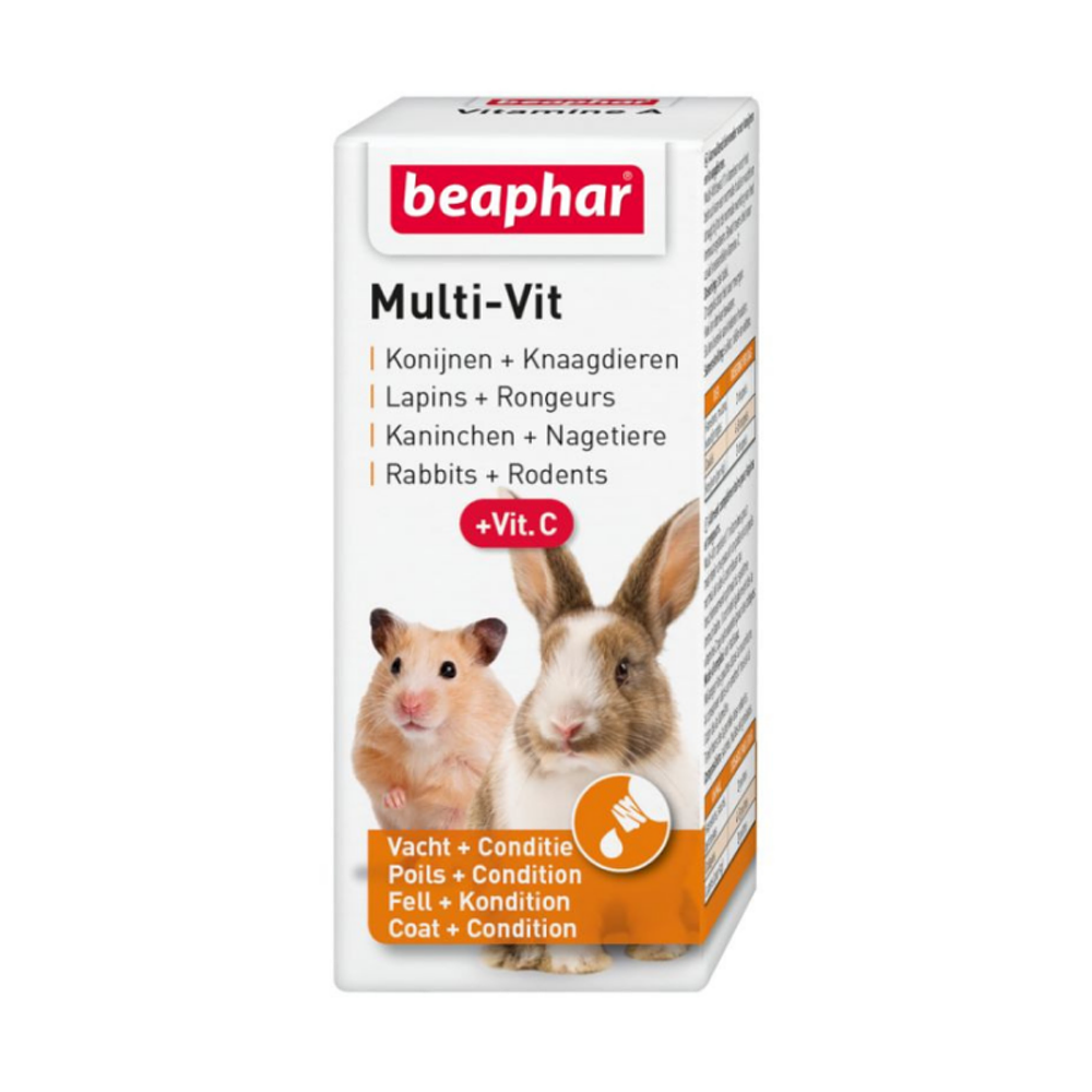 Beaphar Suplemento Vitamínico Para Roedores Multi-Vit 20ml