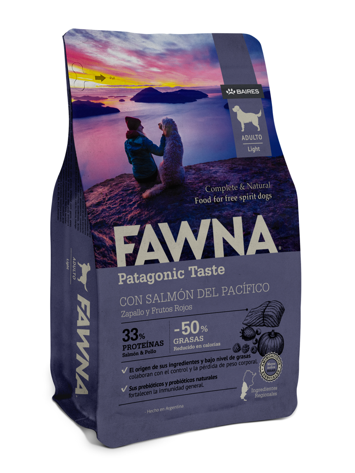 FAWNA PERRO ADULTO CONTROL DE PESO x 3 KG 1
