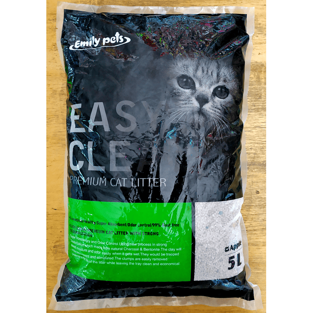 Arena para Gatos Easy Clean de 4kg (manzana)